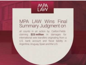 MPA LAW wins $23 million judgment against distributors of pirated content.